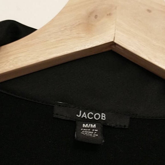 JACOB tuxedo crop cardigan sweater - Picture 2 of 3